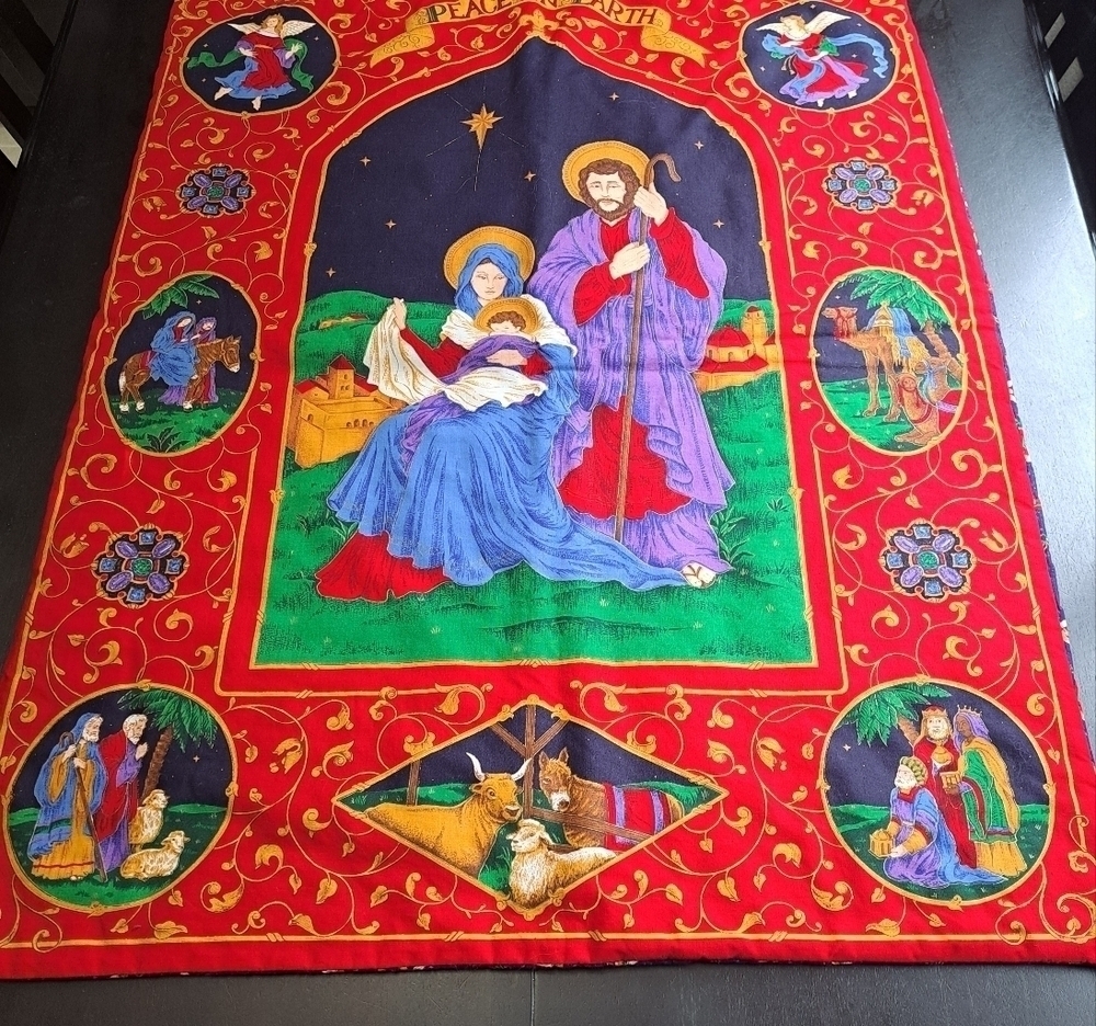Wall Hanging The Birth of Jesus   27"×34"